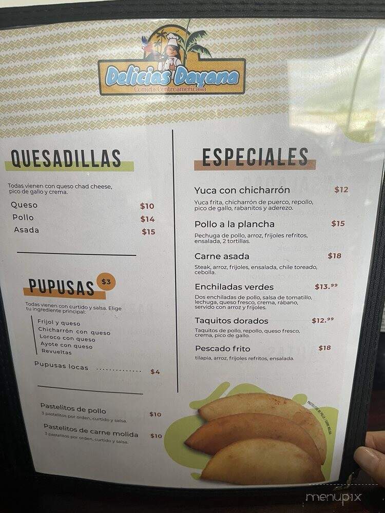 Delicias Dayana - Elkridge, MD menu_pic