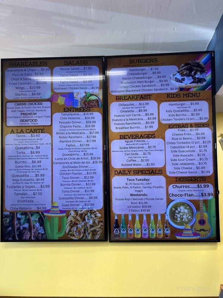 Molcajete Mexican Grill - Villa Park, IL menu_pic