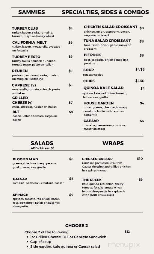 Bloom Baking Co. - Overland Park, KS menu_pic