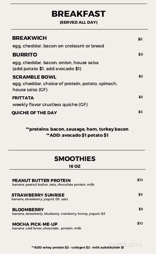 Bloom Baking Co. - Overland Park, KS menu_pic
