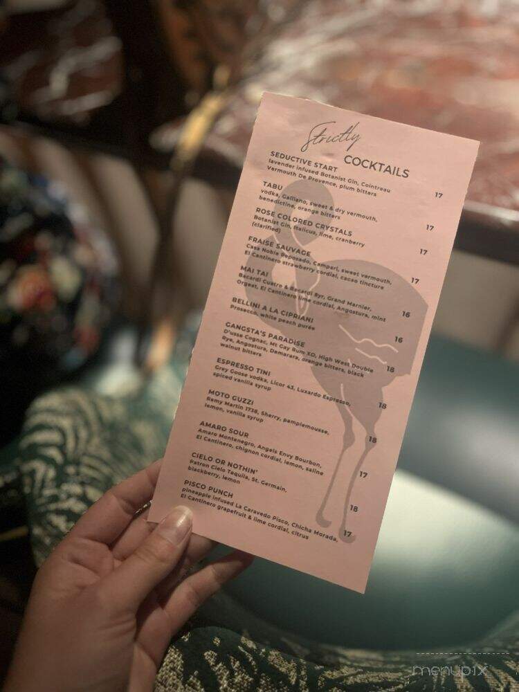 Bacari Tabu - Dallas, TX menu_pic