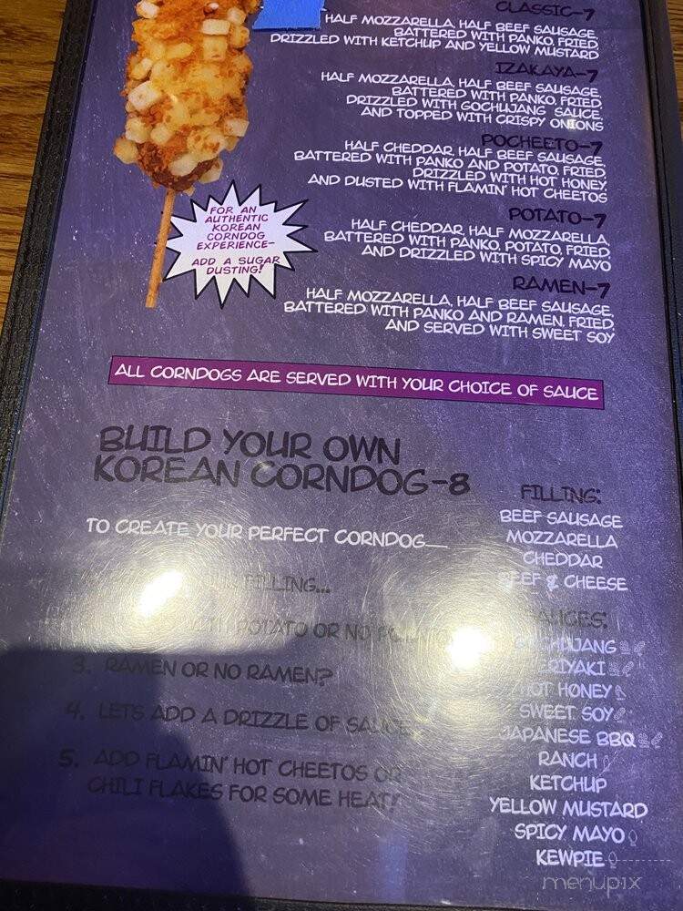 Izakaya - Beavercreek, OH menu_pic