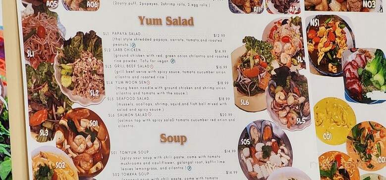 Mae Sai Thai Food - Temecula, CA menu_pic