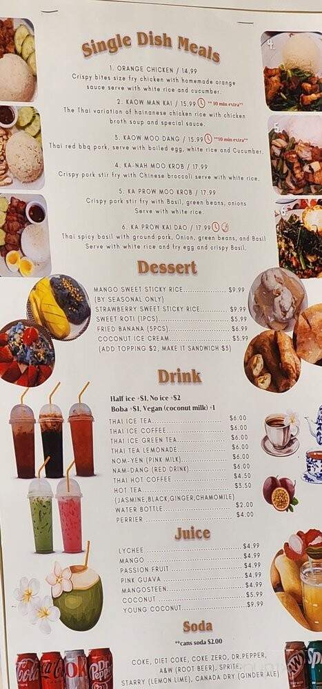 Mae Sai Thai Food - Temecula, CA menu_pic