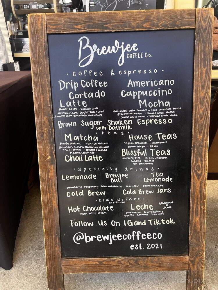 BrewJee Coffee Co - Salinas, CA menu_pic
