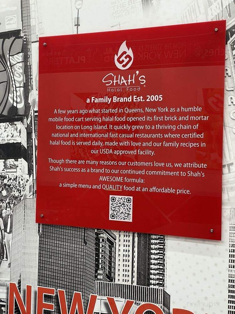 Shah's Halal Food - Manassas, VA menu_pic