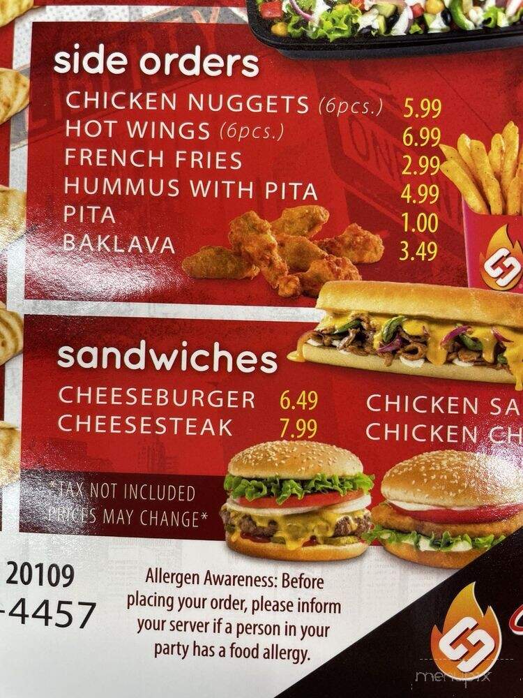 Shah's Halal Food - Manassas, VA menu_pic