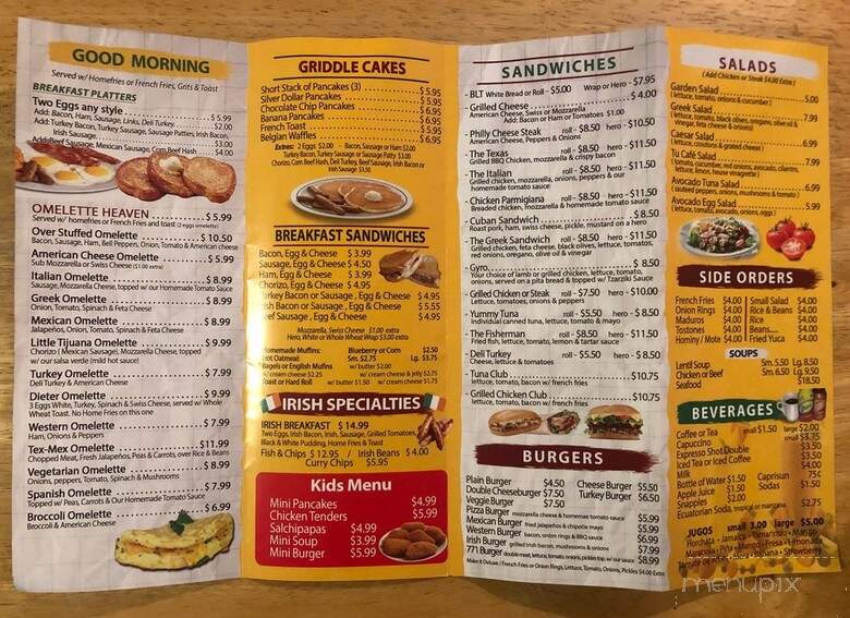 Tu Cafe - Yonkers, NY menu_pic