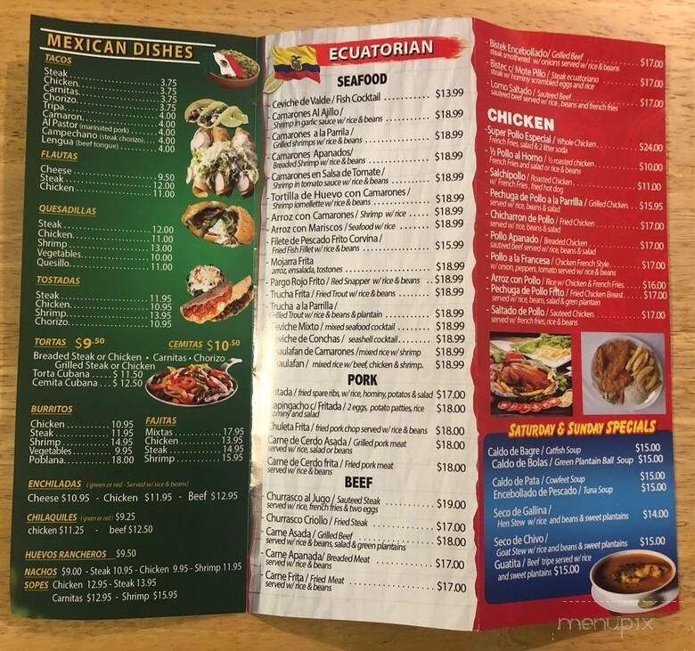 Tu Cafe - Yonkers, NY menu_pic