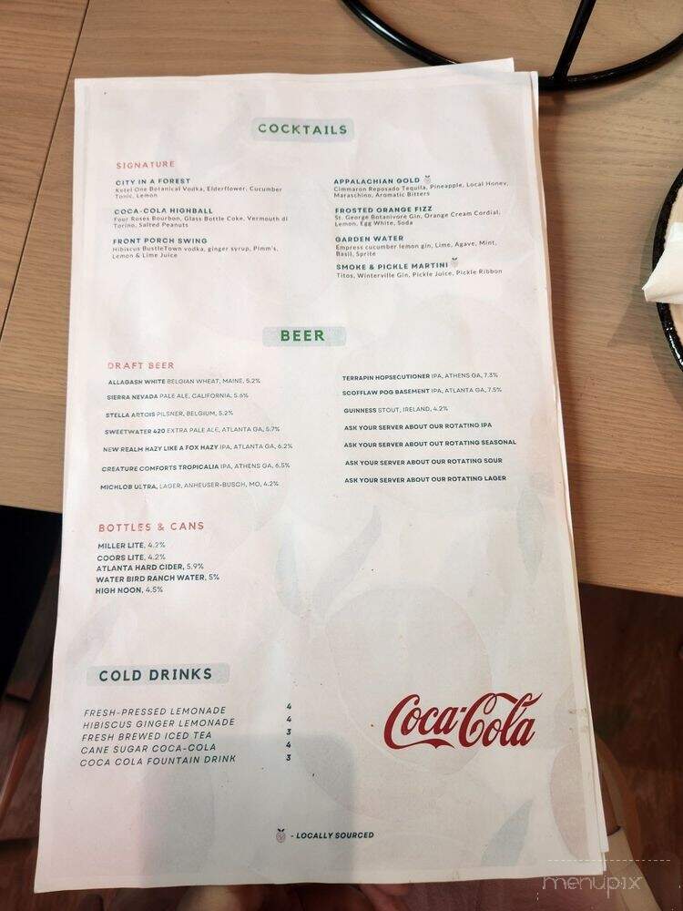 Peach State Pizza - Marietta, GA menu_pic