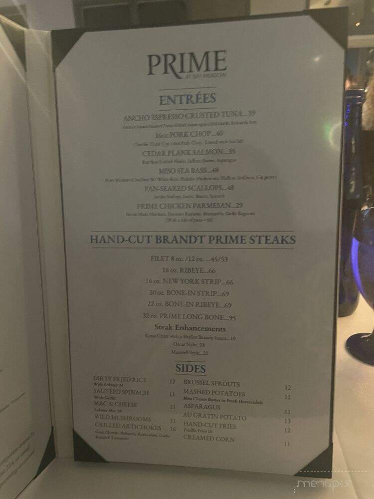 Prime at Sky Meadow - Nashua, NH menu_pic