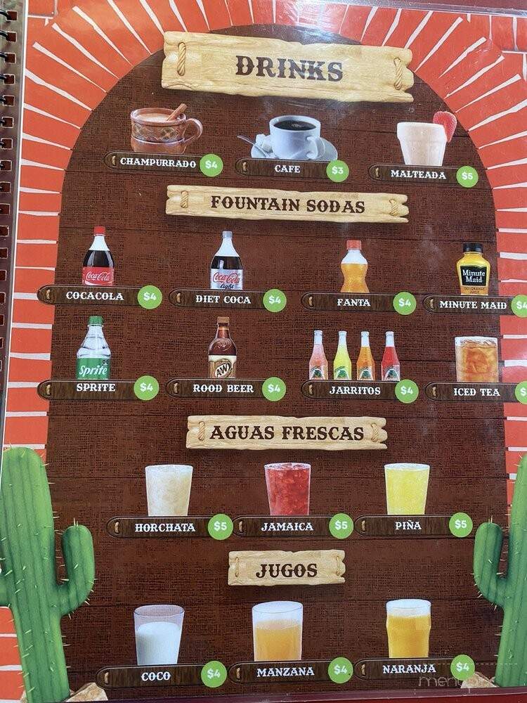 La Herradura - Seattle, WA menu_pic