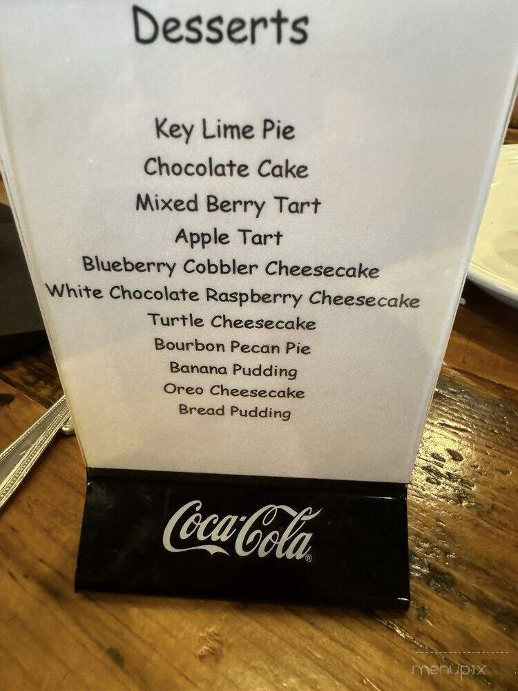 The Brown Barrel - Frankfort, KY menu_pic