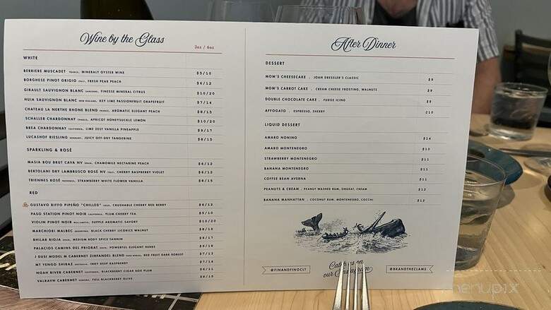 Fin & Fino - Huntersville, NC menu_pic