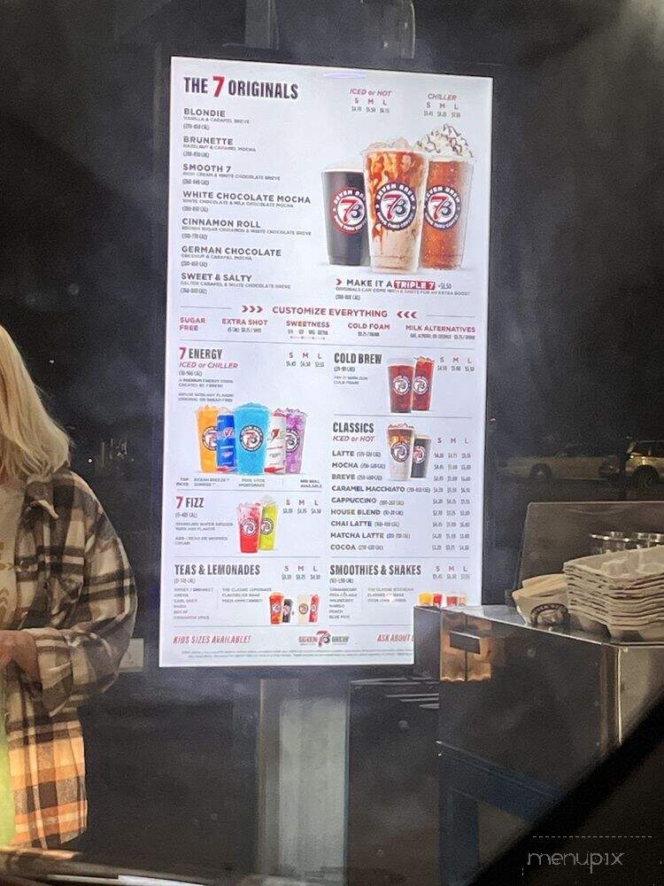 7 Brew Coffee - Greenville, NC menu_pic
