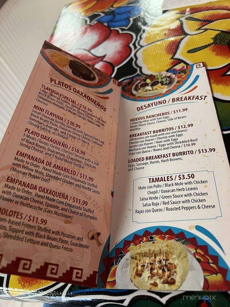 Almud Cocina Oaxaquena - Stanton, CA menu_pic
