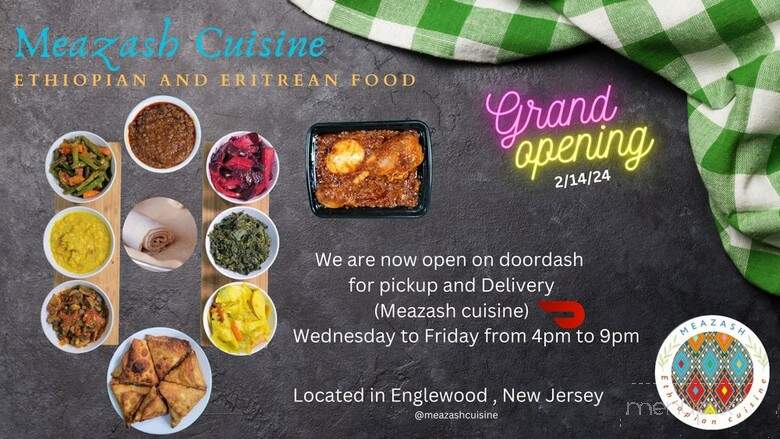 Meazash Cuisine - Englewood, NJ menu_pic