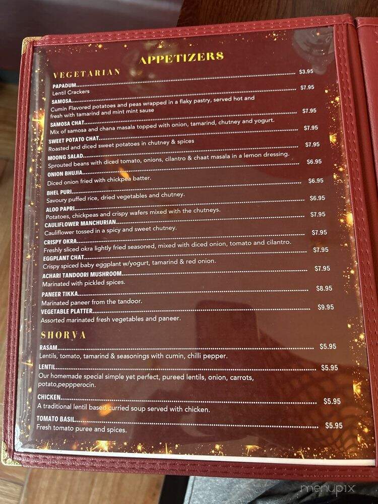 Diwali Indian Cuisine - Brooklyn, NY menu_pic