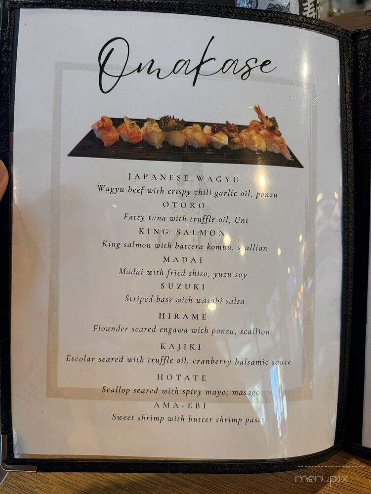 Bleu Bear Sushi - Bedford, TX menu_pic
