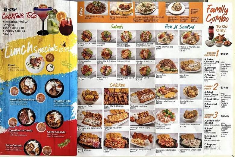 Noches De Colombia - Queens, NY menu_pic