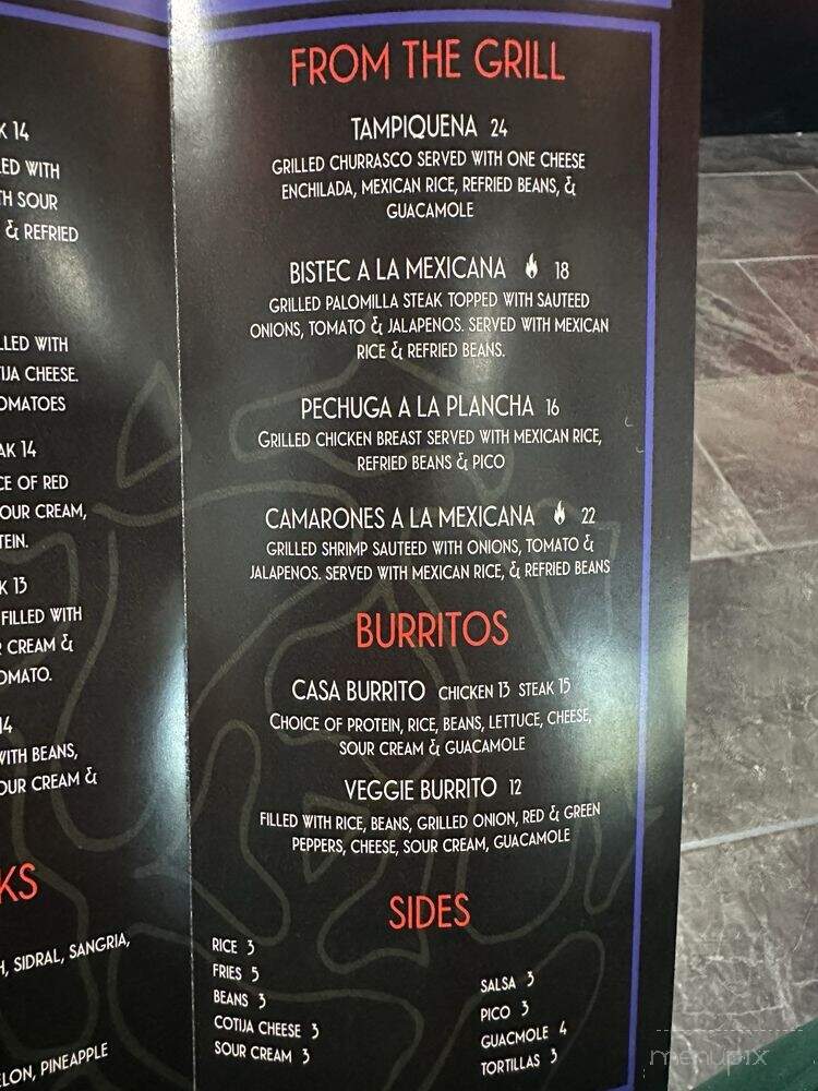 Casa Marin Cocina Mexicana - Fort Lauderdale, FL menu_pic