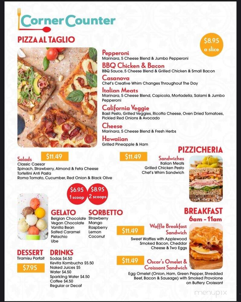 Corner Counter - Funner, CA menu_pic