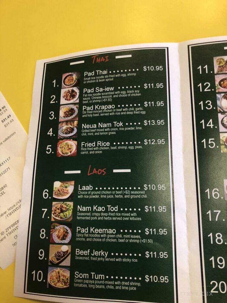 Southeast Asian Food To Go - San Bernardino, CA menu_pic