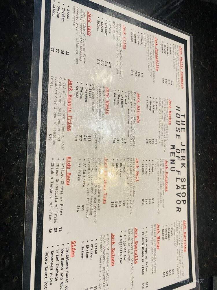 The Jerk Shop House Of Flavor - College Park, GA menu_pic