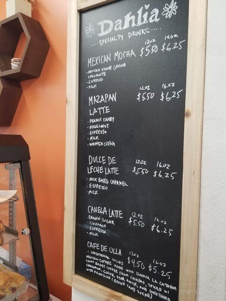 Dahlia Coffee - Cleveland, OH menu_pic
