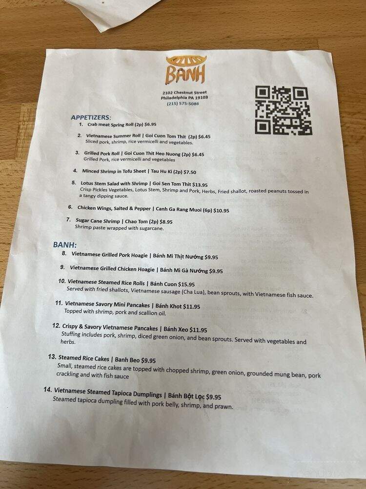 Banh Philly - Philadelphia, PA
