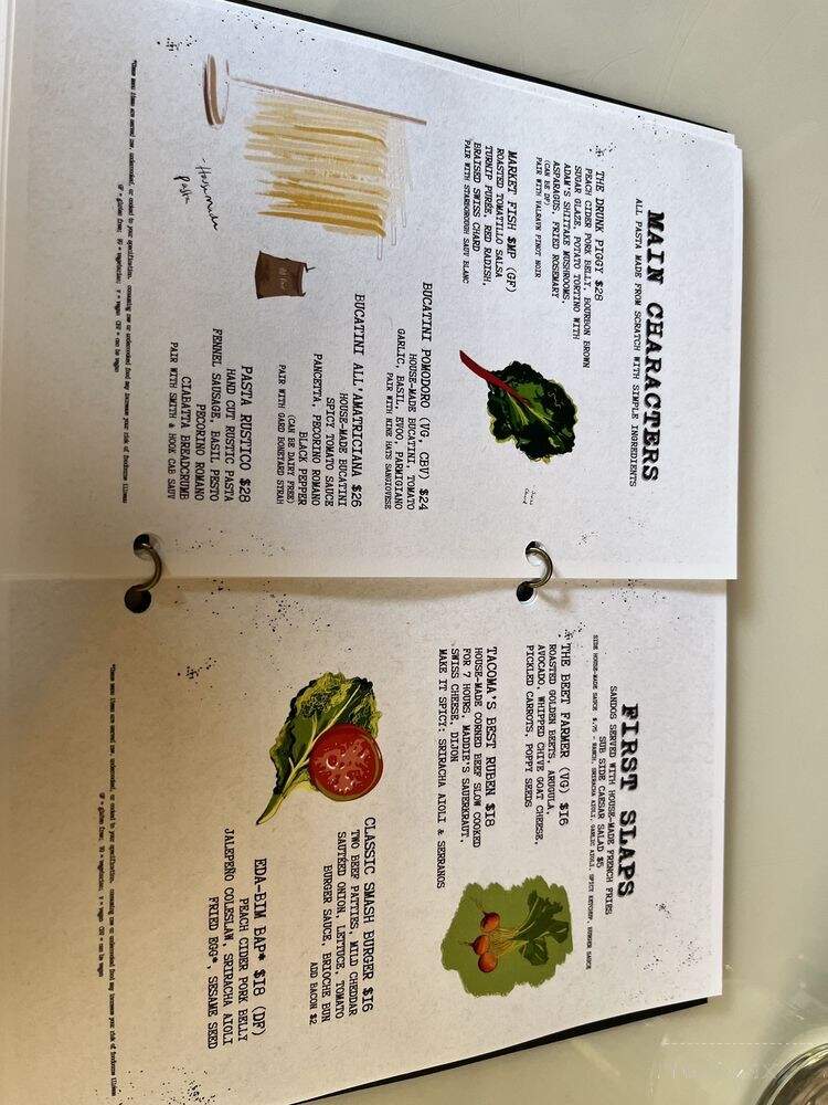 Manuscript & Dialogue - Tacoma, WA menu_pic