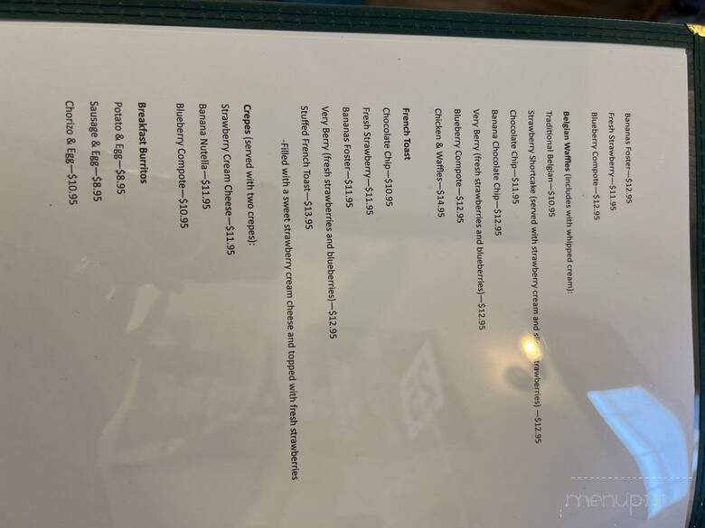 L'Amitie - Denton, TX menu_pic