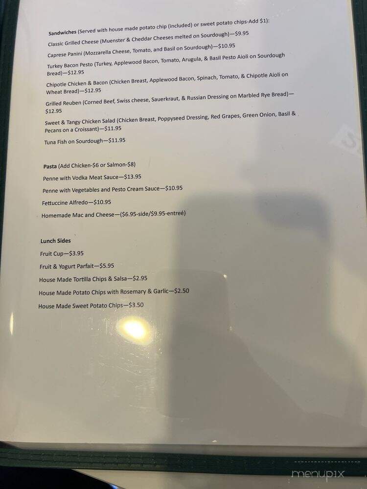 L'Amitie - Denton, TX menu_pic