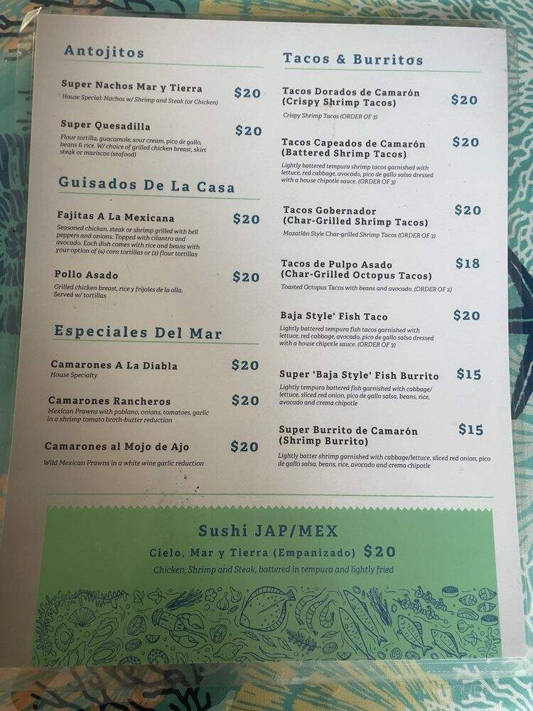 Agua Salada - Santa Clara, CA menu_pic