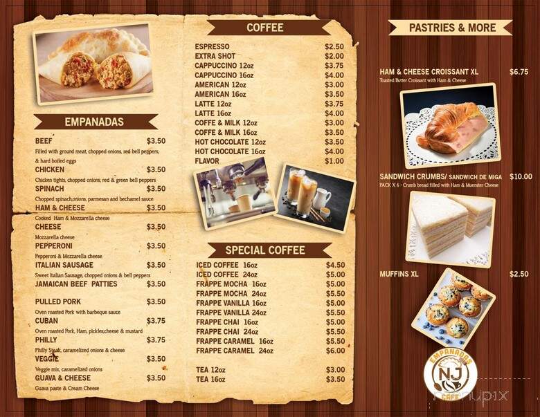 Empanadas NJ Cafe - Lodi, NJ menu_pic