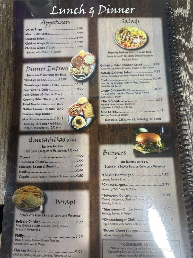 Max's Diner - Thomasville, NC menu_pic