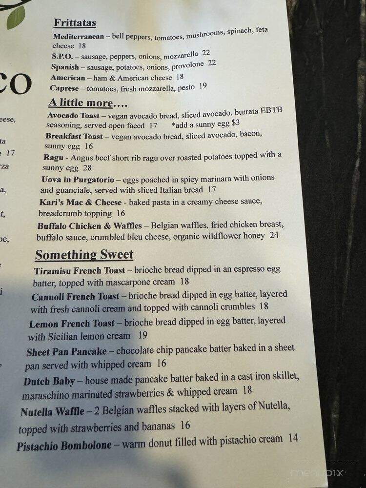 Cafe Basilico - Hillsborough, NJ menu_pic