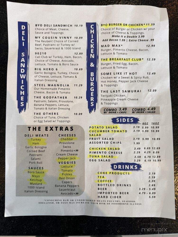 Boro Bagel - Murfreesboro, TN menu_pic