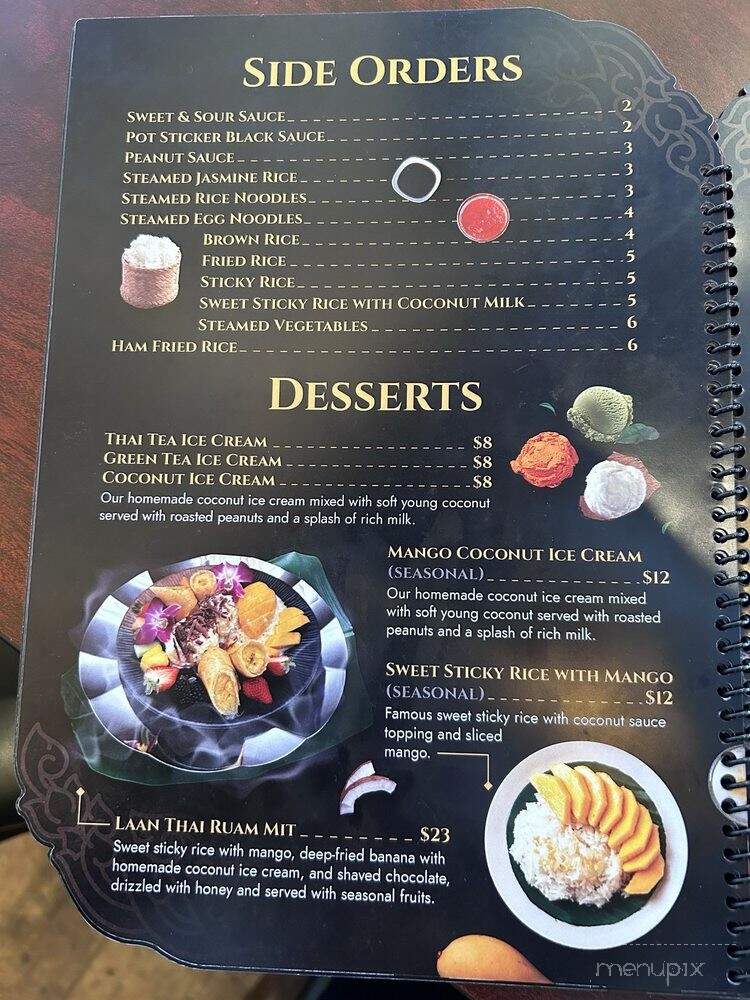Laan Thai Restaurant - Logan, UT menu_pic