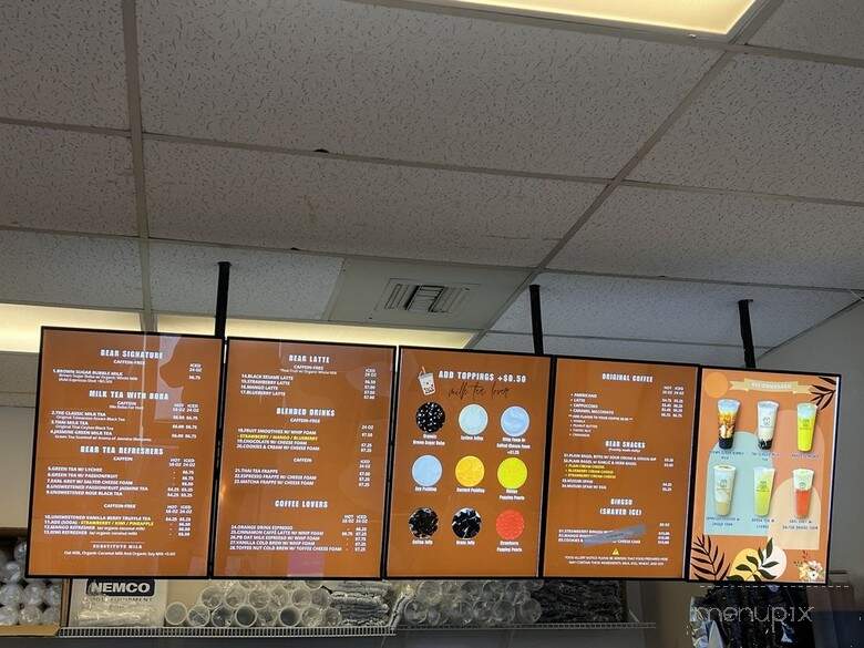 Bear Bubble Tea - Anchorage, AK menu_pic