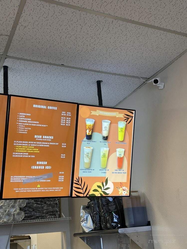 Bear Bubble Tea - Anchorage, AK menu_pic