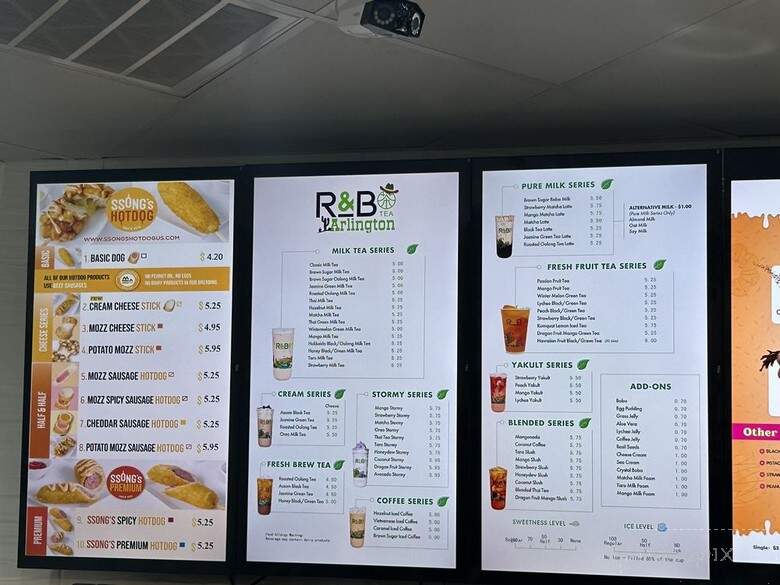 R&B Tea Plus - Arlington, TX menu_pic