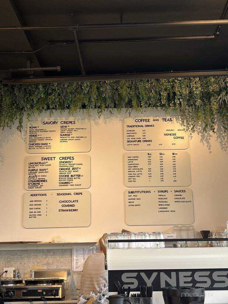 Doppio Cafe & Creperie - Redmond, WA menu_pic
