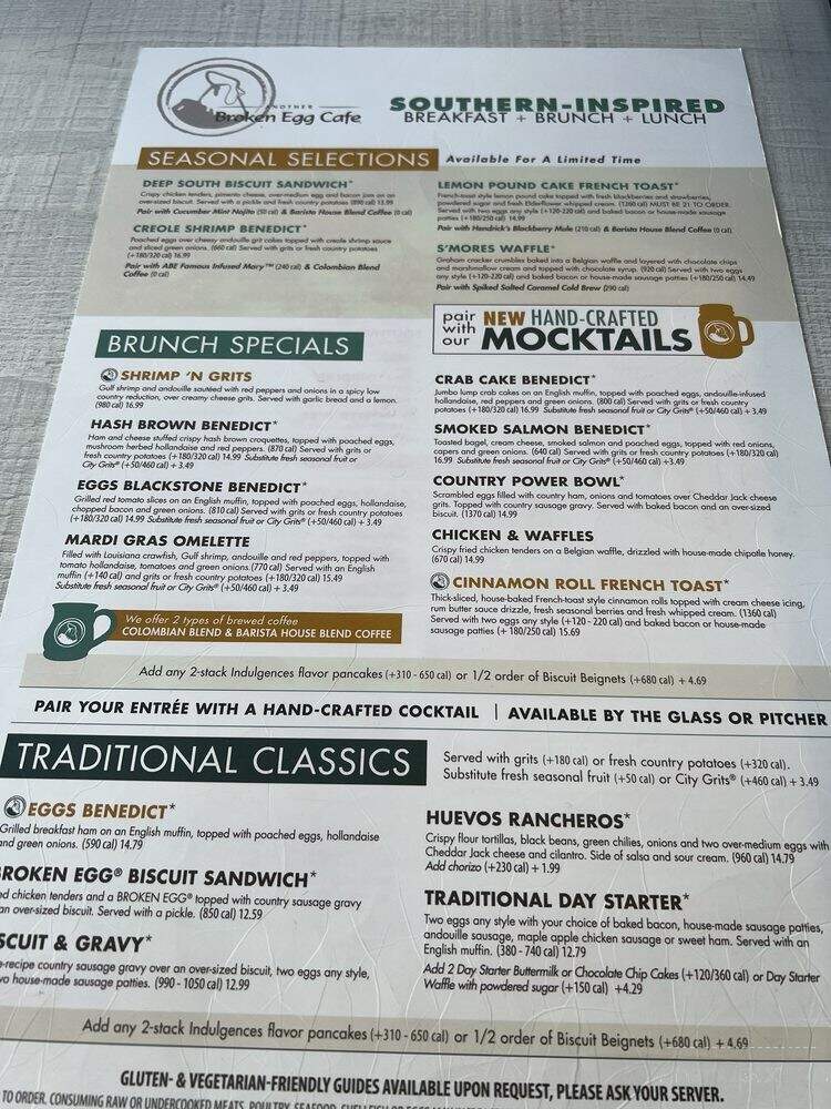 Another Broken Egg Cafe - Augusta, GA menu_pic