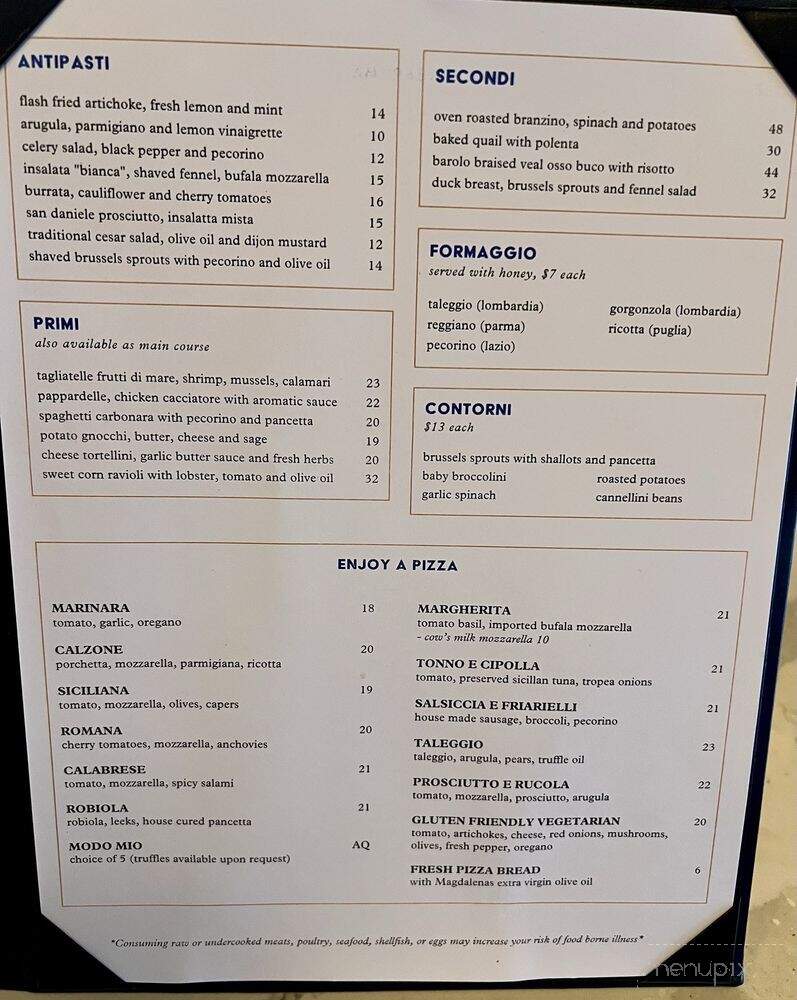Magdalena's Trattoria & Pizzeria - Houston, TX menu_pic