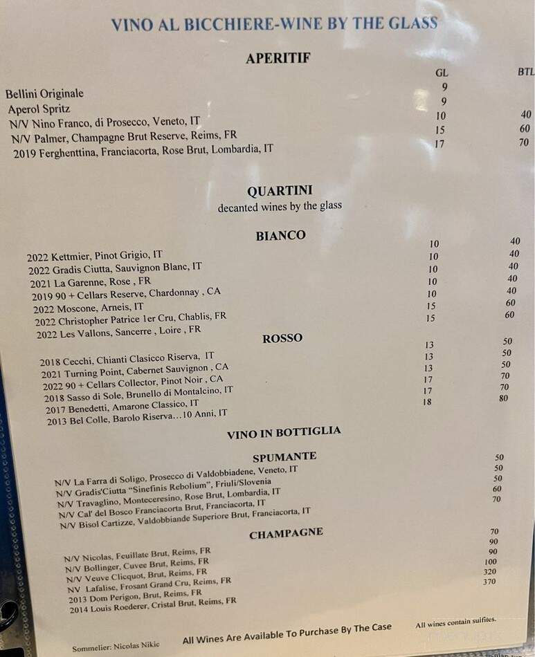 Magdalena's Trattoria & Pizzeria - Houston, TX menu_pic