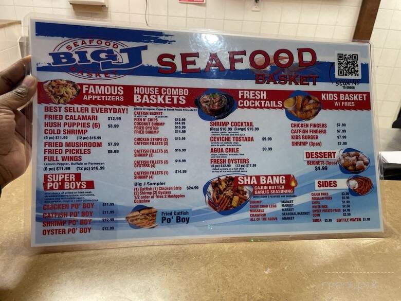 Big J Seafood Basket - Lewisville, TX menu_pic