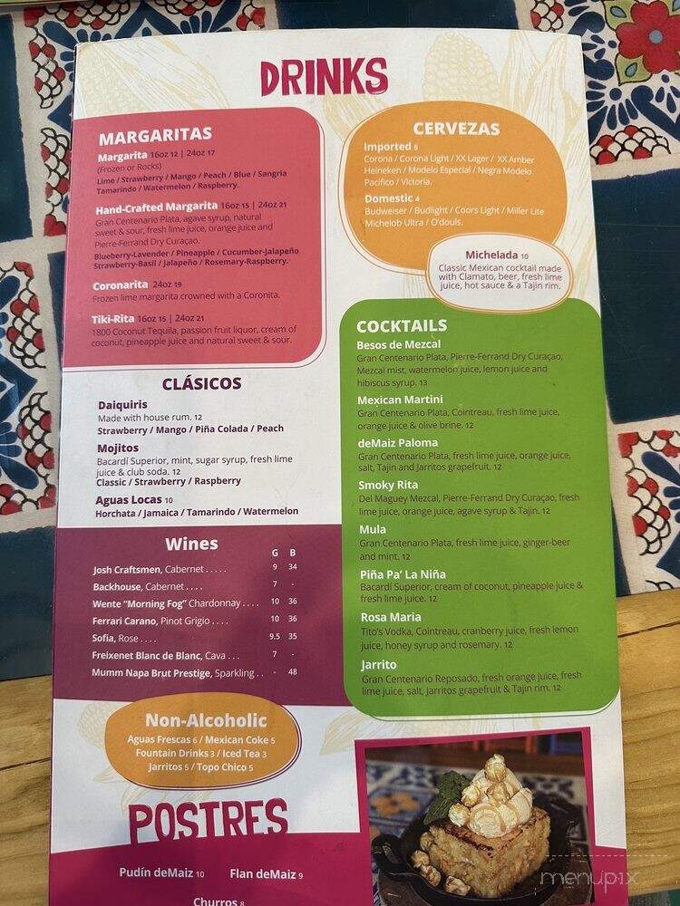 Demaiz Taco Cantina - Mobile, AL menu_pic