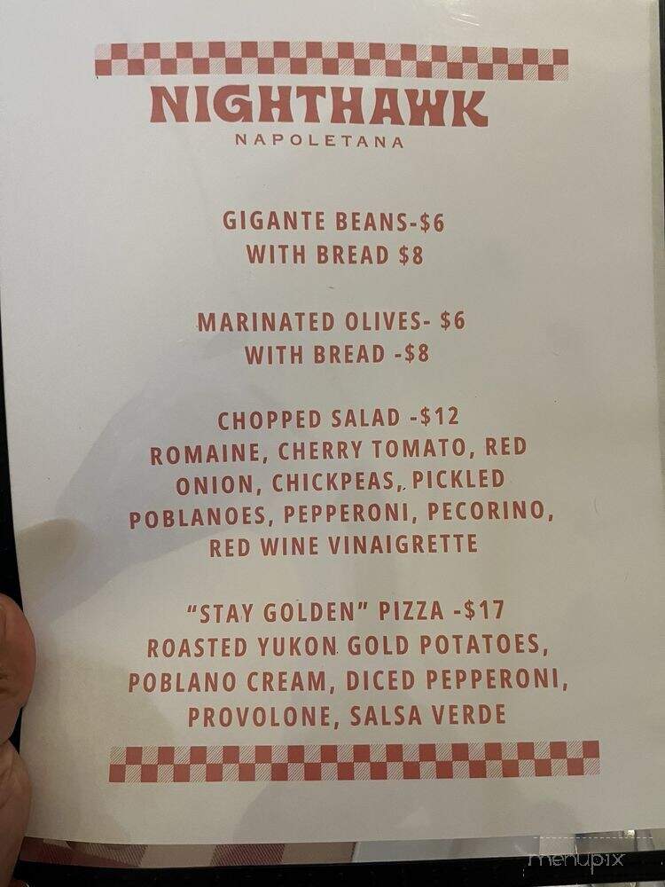 Nighthawk Napoletana - New Orleans, LA menu_pic