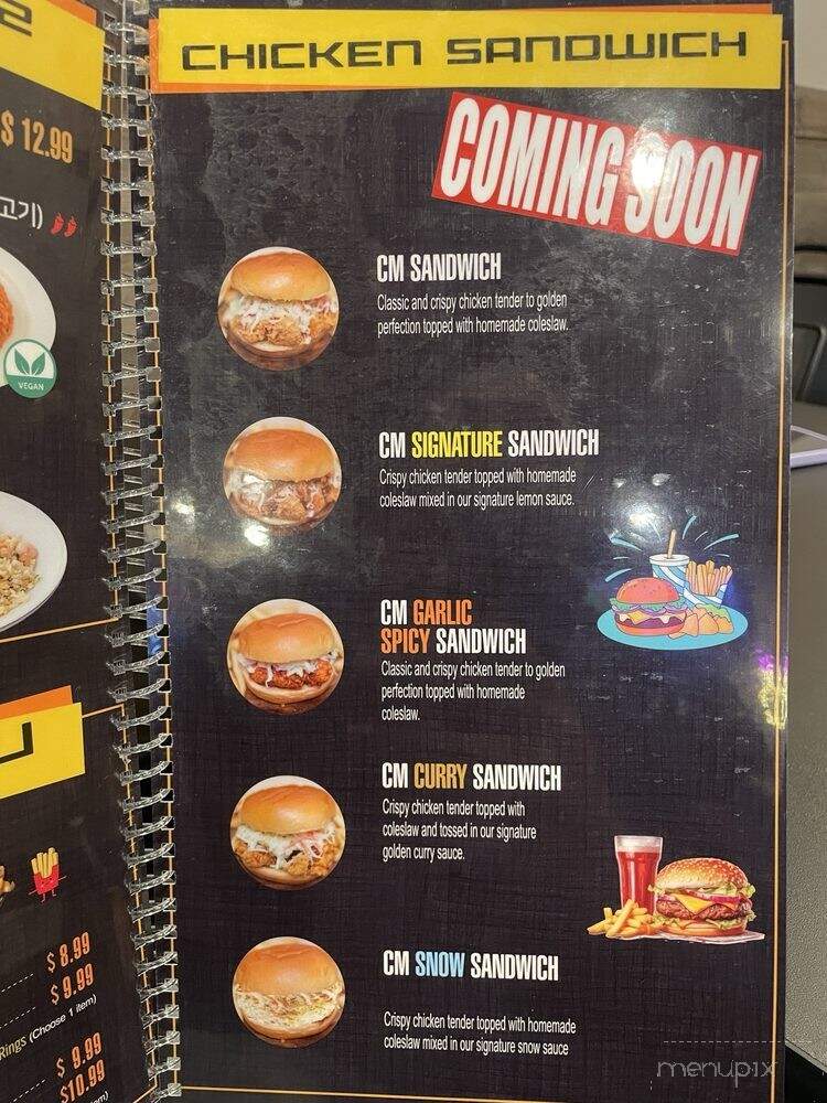 CM Korean Fried Chicken - Fishers, IN menu_pic